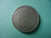 Moeda de 100 réis de Niquel de 1896 BC