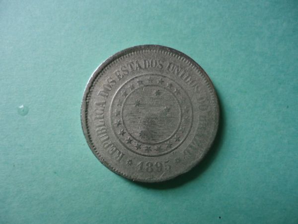 Moeda de 100 réis de Níquel de 1895 BC
